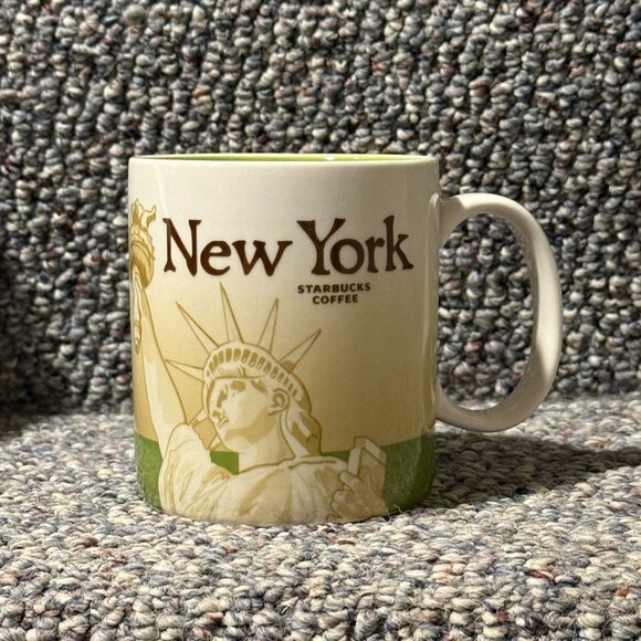 Starbucks 2011 NEW YORK Global Icon Collector Series Coffee Cup Mug 16oz - Picture 1 of 7